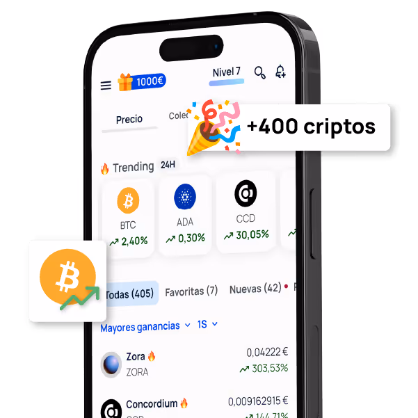 Visual de cartera con recompensas y ventajas dentro del ecosistema Bit2Me